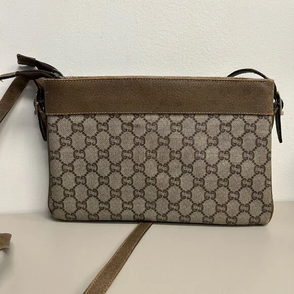 GG Plus Coated Canvas Vintage Shoulder Bag Women